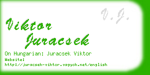 viktor juracsek business card